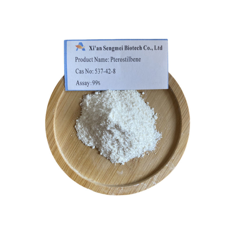 Natural Pterostilbene Extract Cas 537-42-8 Purity 99% Pterostilbene Powder
