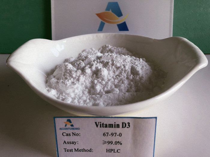White Cholecalciferol Powder Calcium Vitamin D Powder CAS 67 97 0