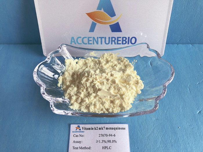 Light Yellow Color Vitamin K2 MK7 Supplement Powder CAS ...